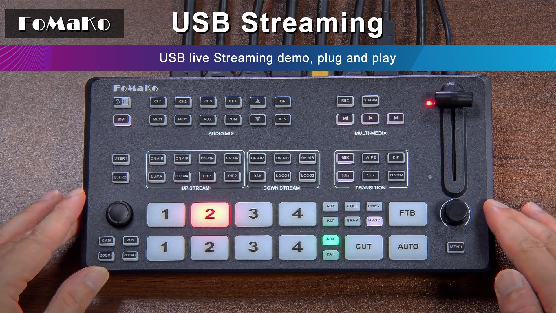 Amazon.com: FoMaKo 4K HDMI Video Mixer Switcher, 5-Channel Live